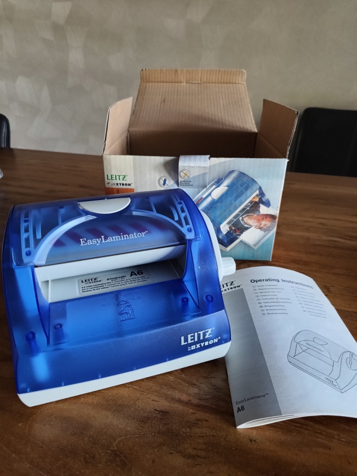Leitz EasyLaminator A6 - Handmatig lamineerapparaat, Ophalen of Verzenden, Gebruikt