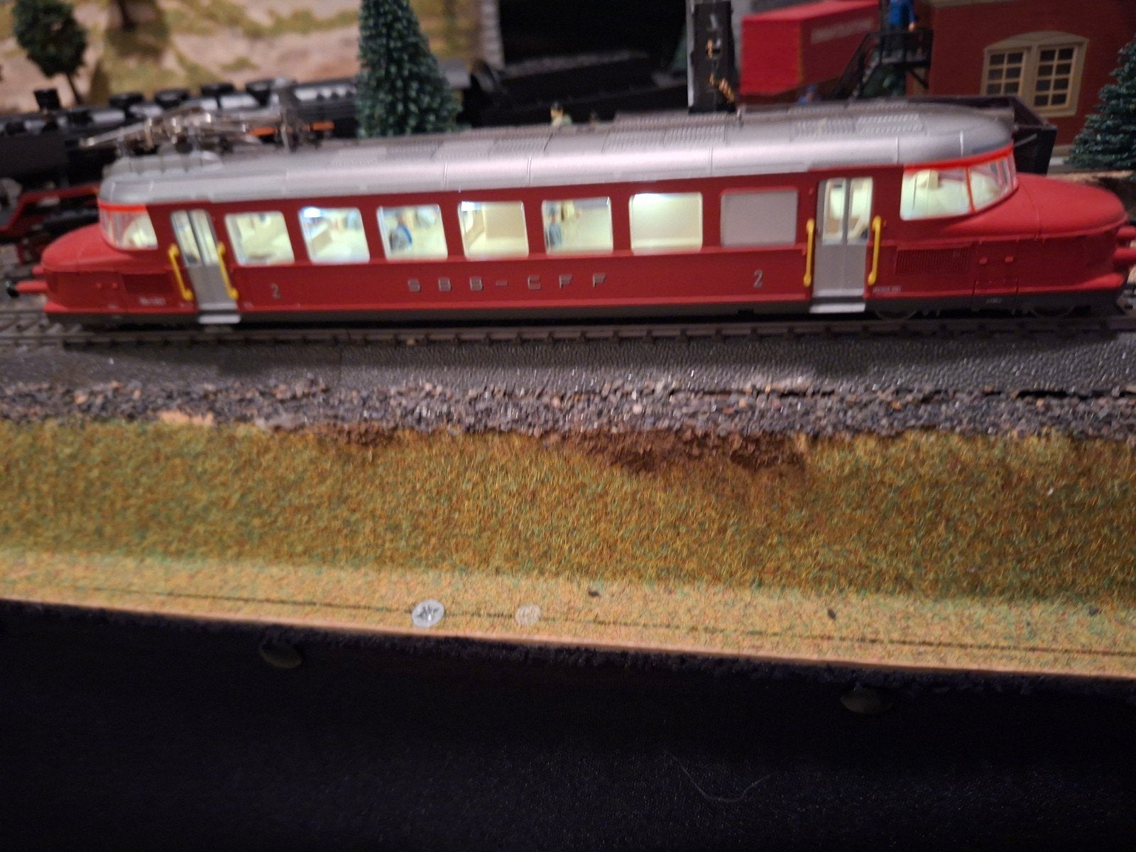 Märklin Rode Pijl 37868 SBB RBe 2/4 Mfx, Wisselstroom, Locomotief, Ophalen of Verzenden, Märklin