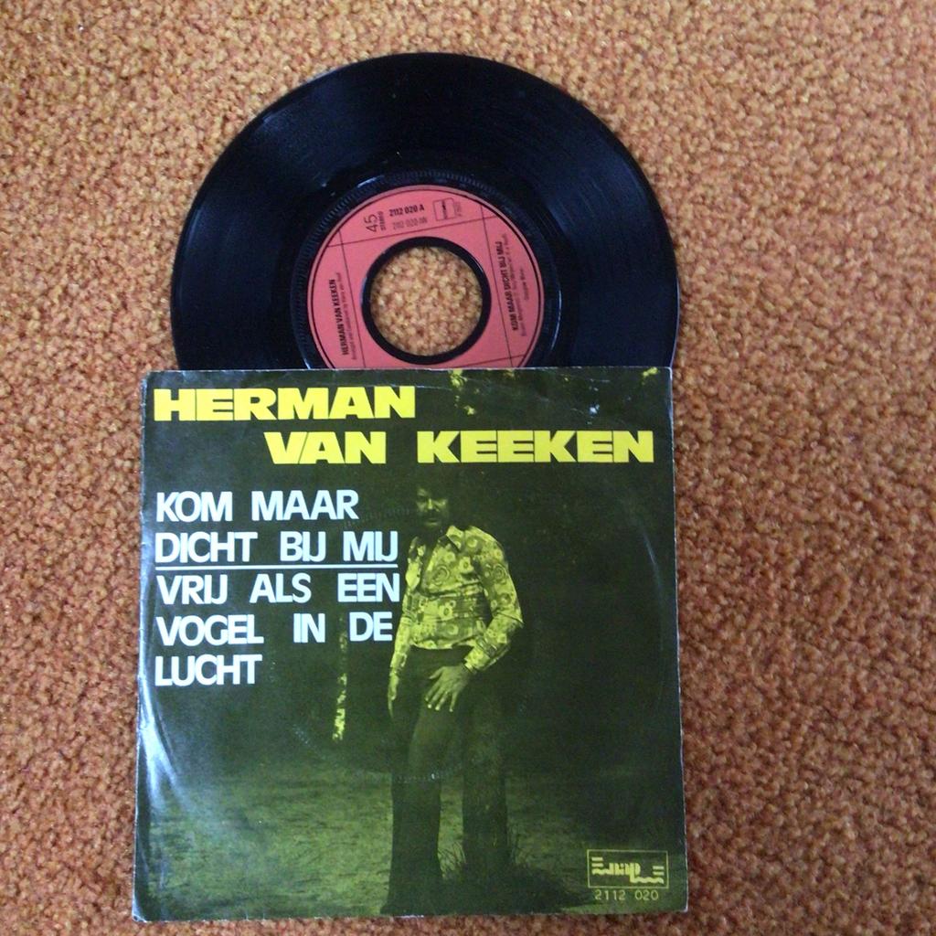 Herman van Keeken - kom maar dicht bij mij, Cd's en Dvd's, Vinyl Singles, Ophalen of Verzenden