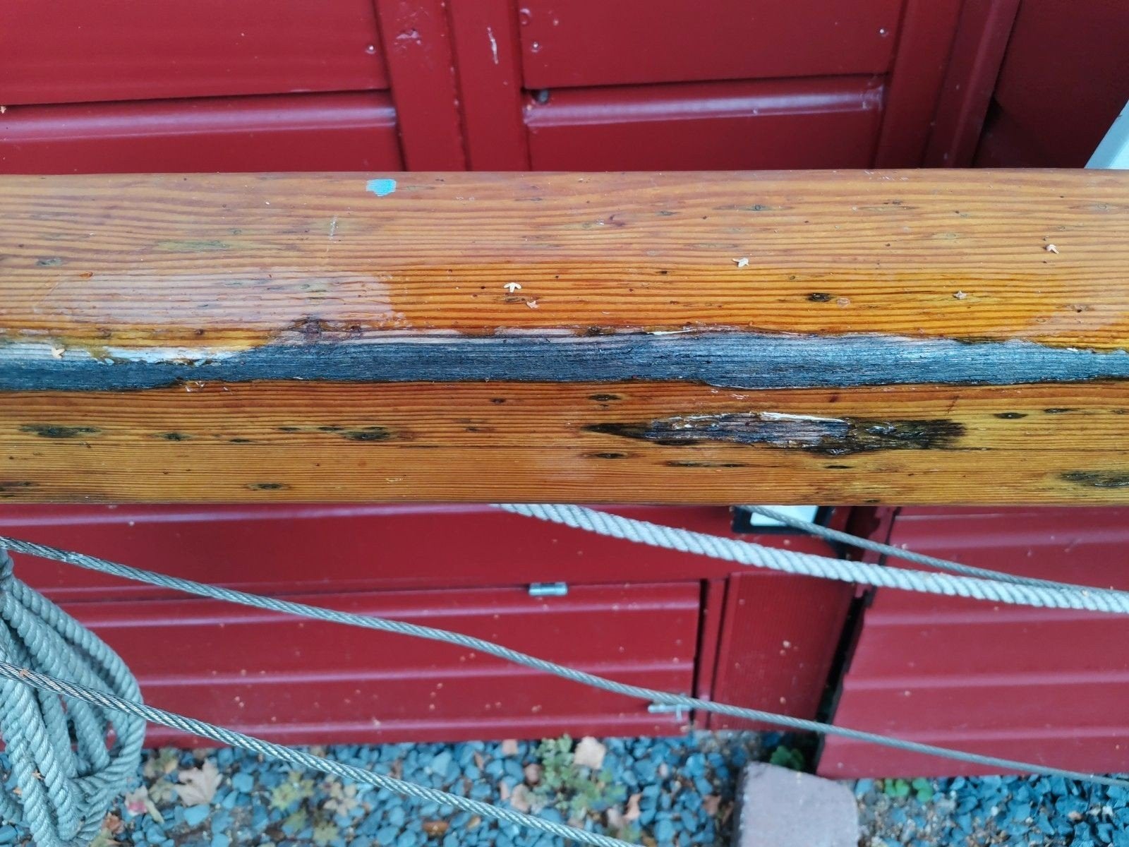 vlaggen mast en of mast voor kotter, Watersport en Boten, Ophalen, Gebruikt