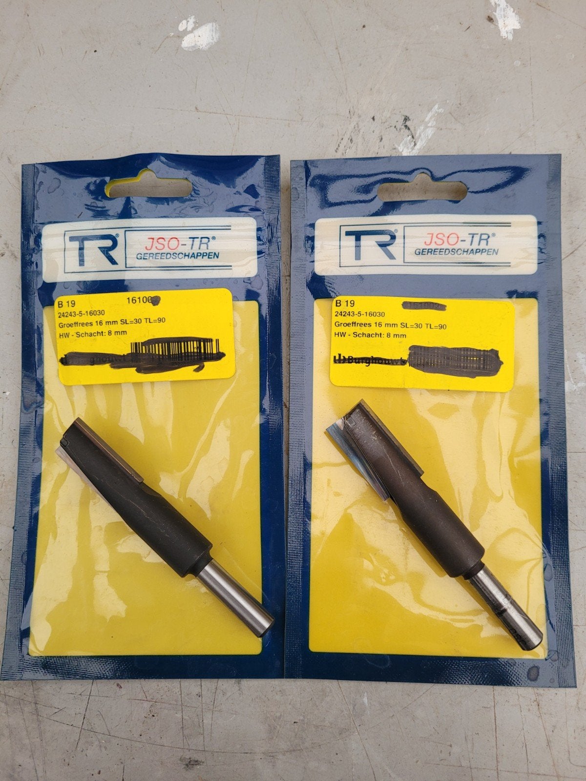 JSO-TR Groeffrees 16mm HW Schacht 8mm (Nieuw), Nieuw, Ophalen of Verzenden, Bovenfrees, Elektrisch