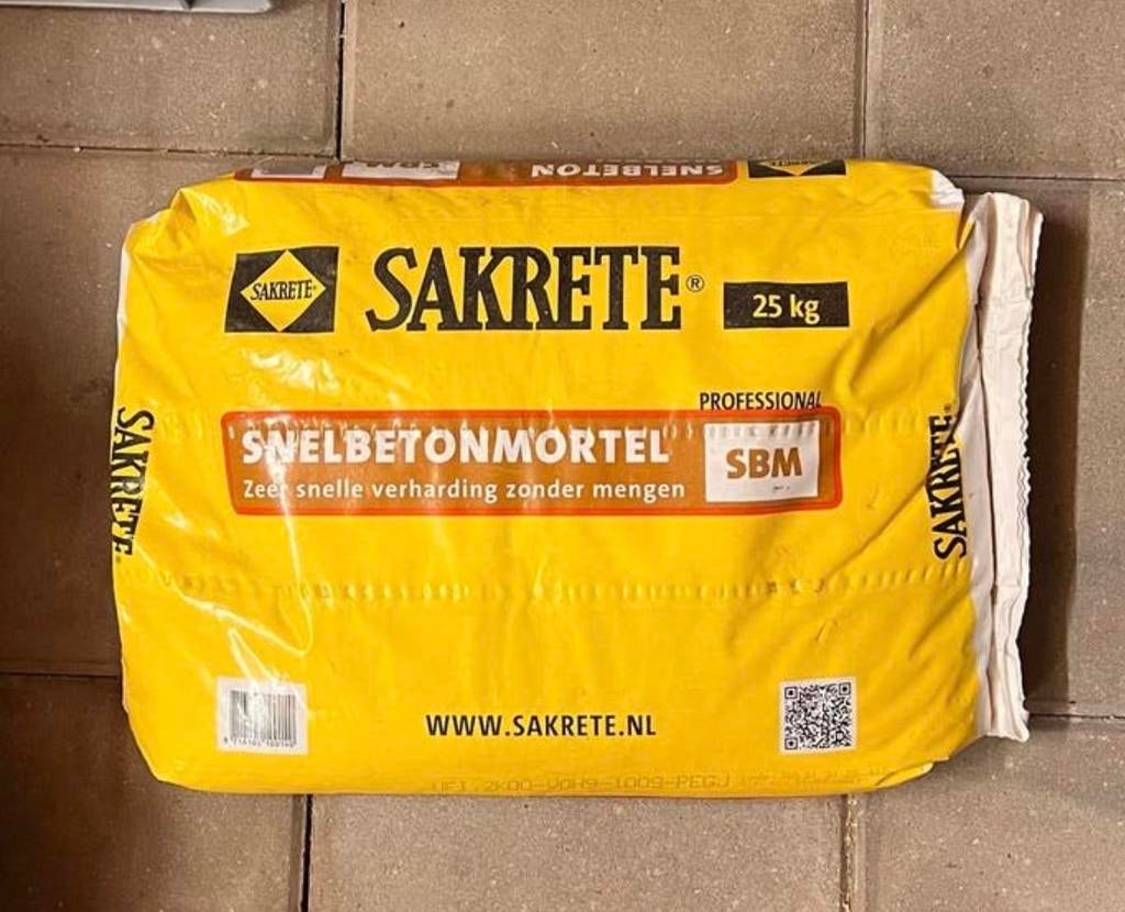 Sakrete Snelbetonmortel 25 kg - Snelhardend beton, Ophalen, Nieuw