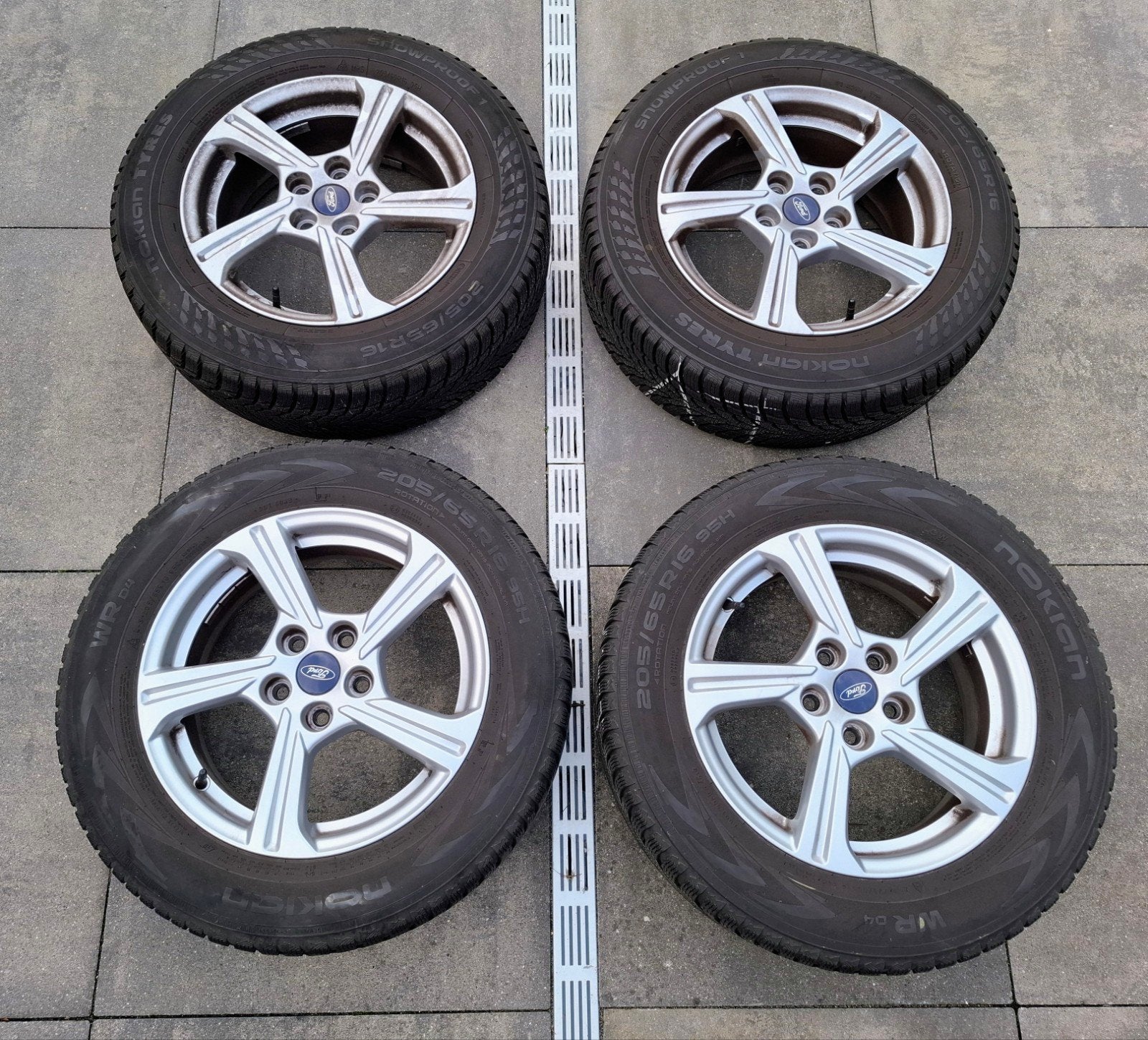 Ford Puma winterset 5x108, Ophalen, Gebruikt, 16 inch, Banden en Velgen