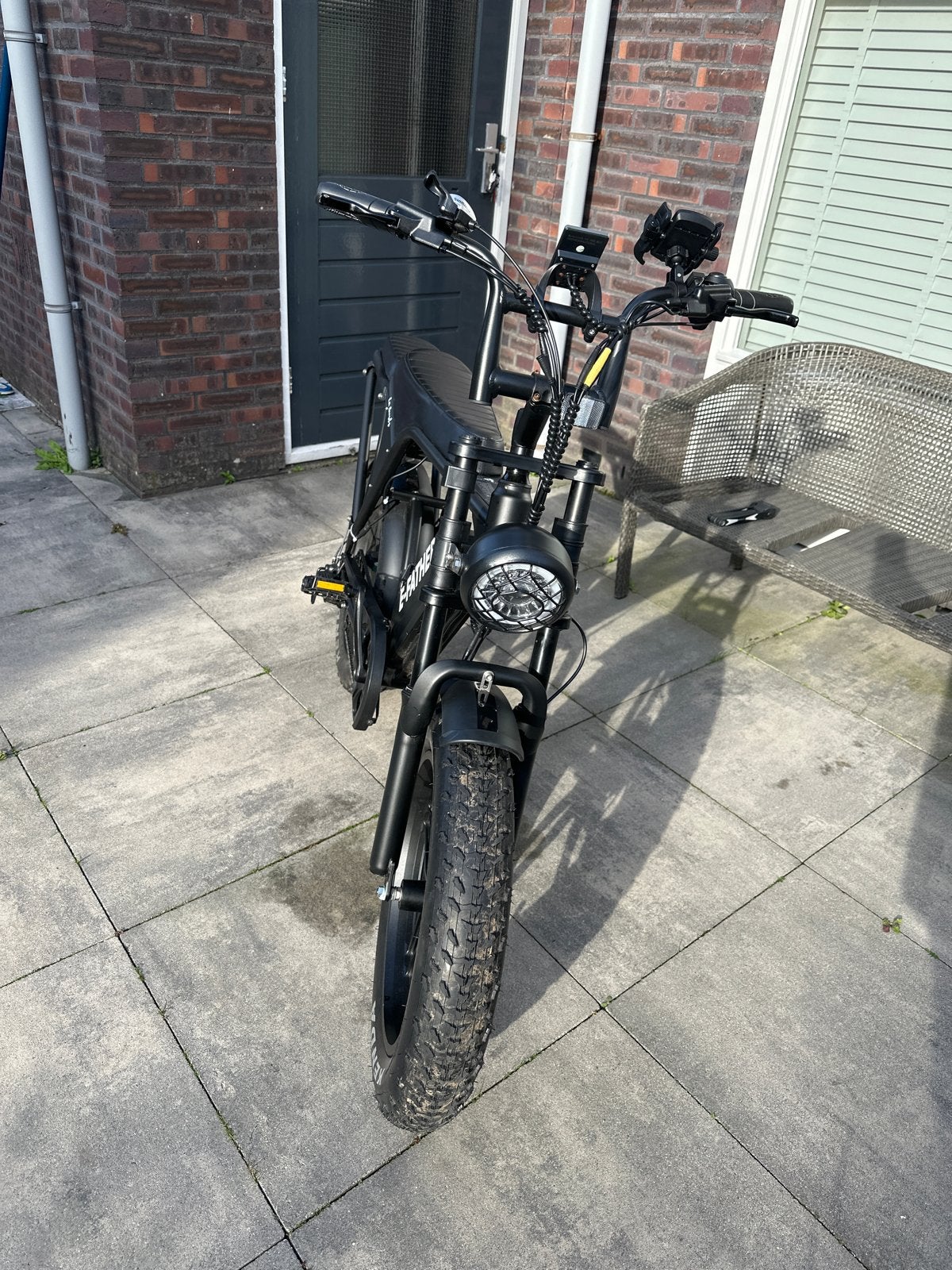 E-Father v8 Fatbike 1274 km, Zo goed als nieuw, 50 km per accu of meer, 55 tot 59 cm, Ophalen