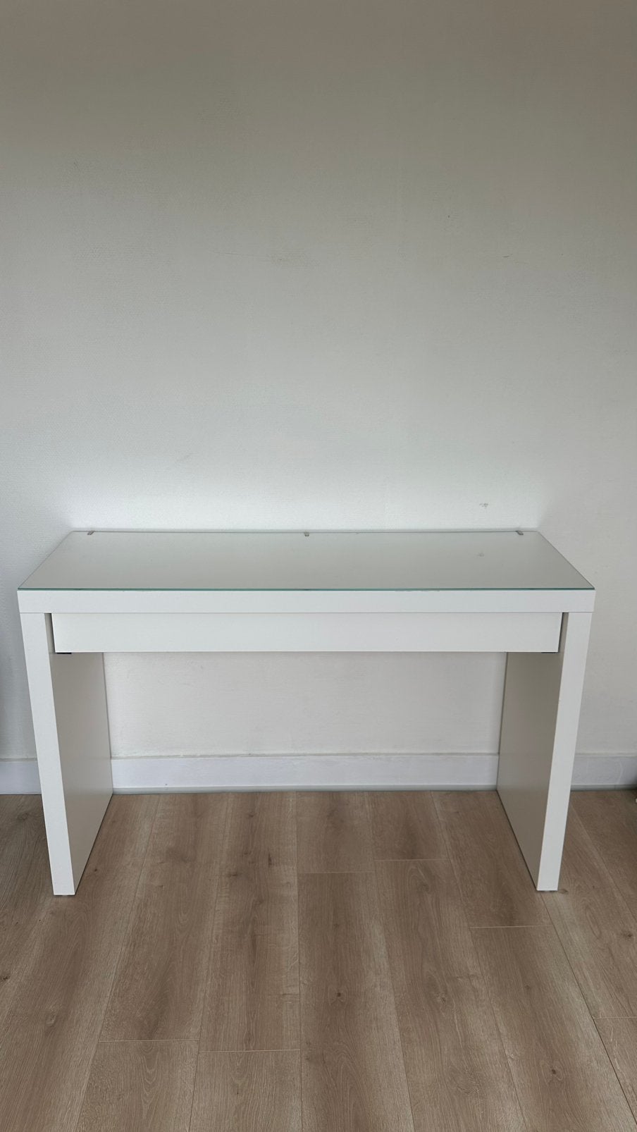 Ikea malm toilettafel, Huis en Inrichting, Tafels | Sidetables, Ophalen, 100 tot 150 cm, Zo goed als nieuw, 25 tot 50 cm