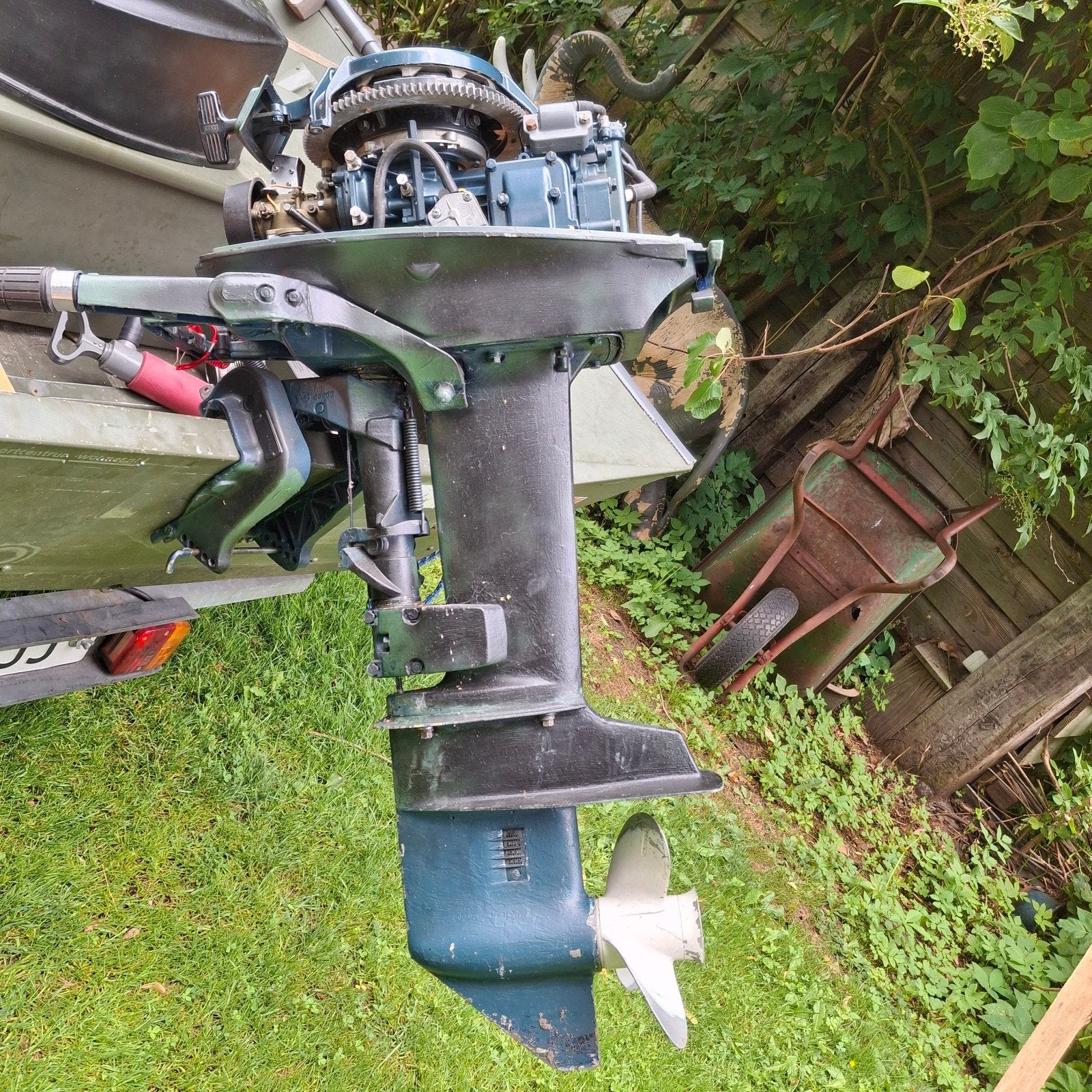 Fossiele yamaha 28 2 takt buitenboordmotor, Ophalen, Gebruikt, Minder dan 5 pk, Viertaktmotor