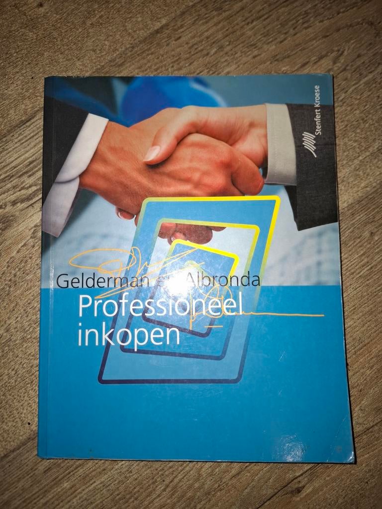 C.J. Gelderman - Professioneel inkopen, Boeken, Ophalen of Verzenden, Zo goed als nieuw, C.J. Gelderman; B.J. Albrorda