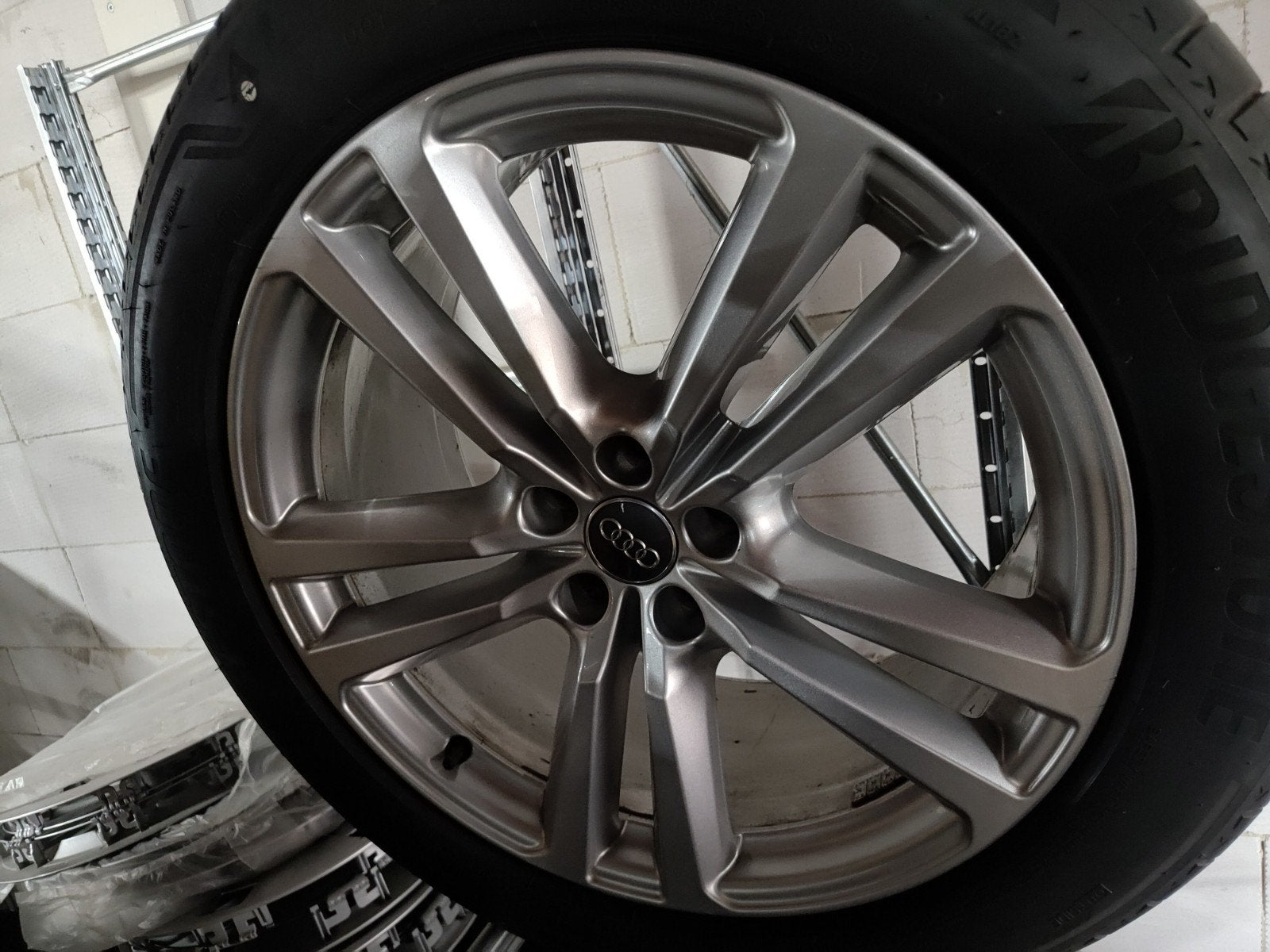 4 stuks,Audi Q7 SQ7 sline velgen 20 inch., Ophalen, 255 mm, Velg(en), Personenwagen