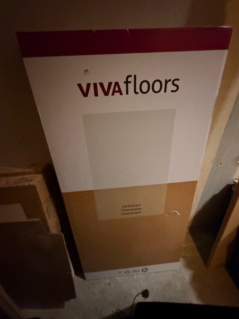 Vivafloors Matera Tegel 1430 - click pvc, Ophalen, Overige typen, Nieuw, Grijs