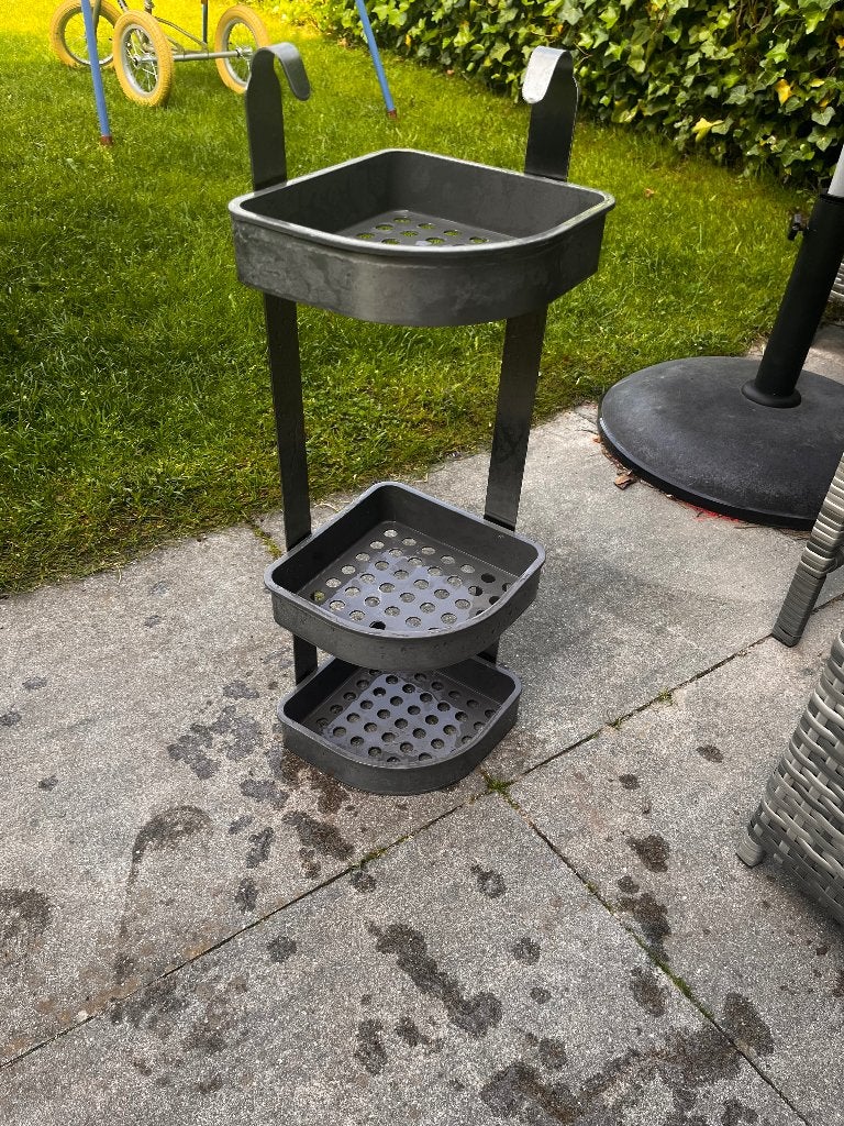 bath rack, Badkamerrek, Gebruikt, Grijs, Ophalen