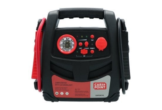 Acculader Jumpstarter met LED werklamp - CARPOINT NIEUW!, Ophalen, Nieuw