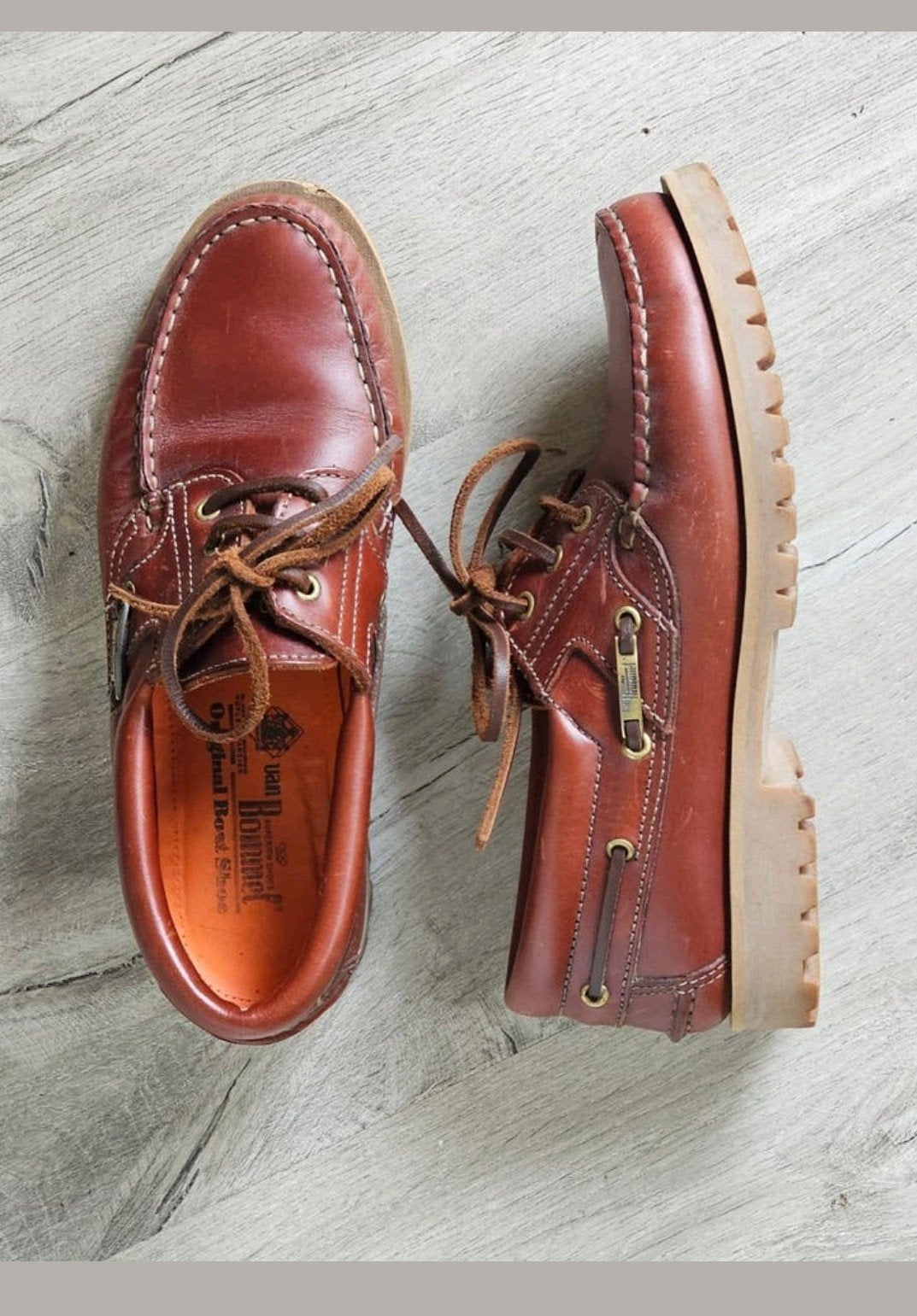 Mooie bruine bootschoenen van Van Bommel, maat 39 1/3 (UK 6), Kleding | Heren, Schoenen, Bruin, Ophalen of Verzenden, Zo goed als nieuw
