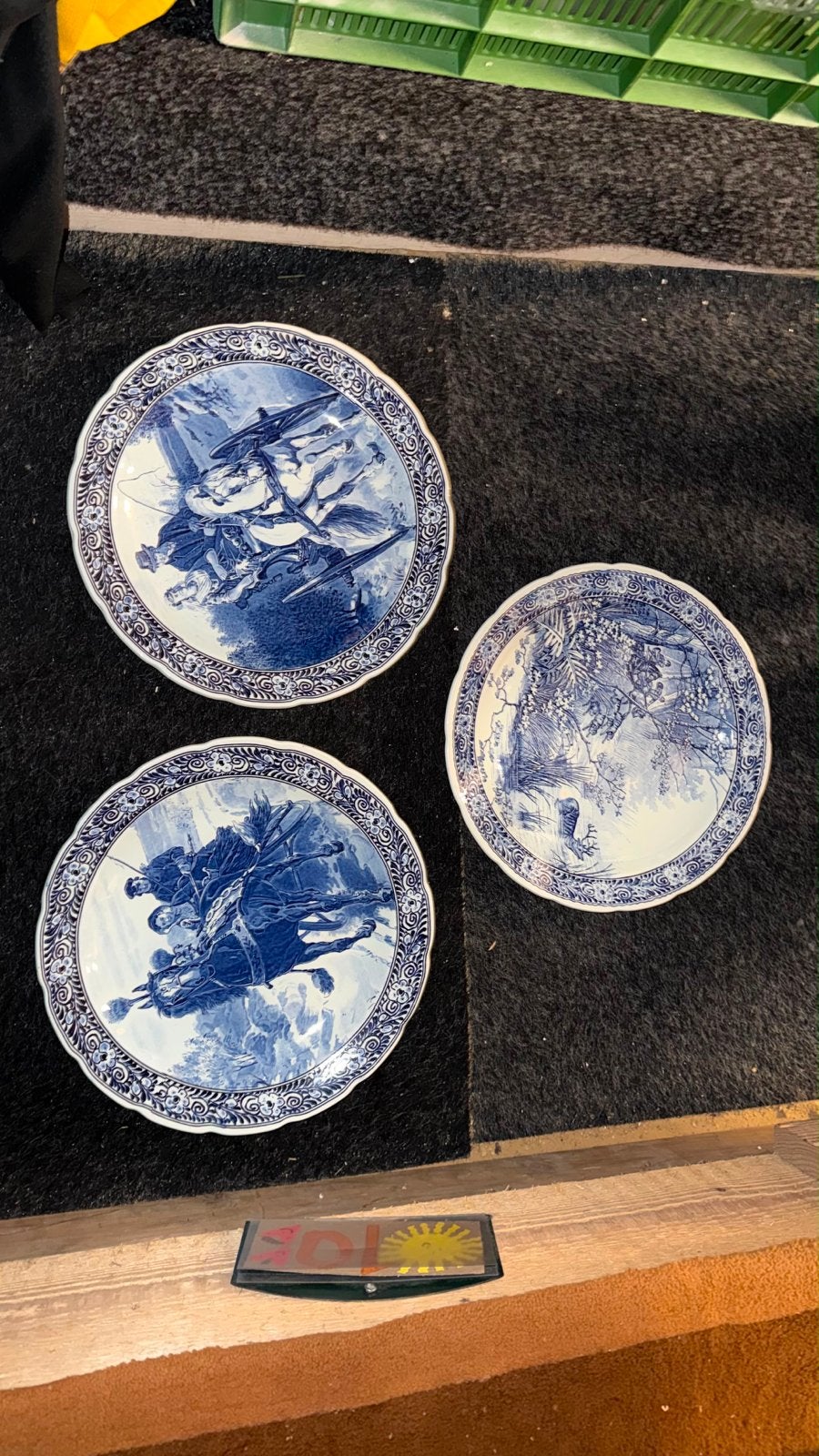 Delftsblauw wandborden set - Royal Sphinx Maastricht, Antiek en Kunst, Ophalen