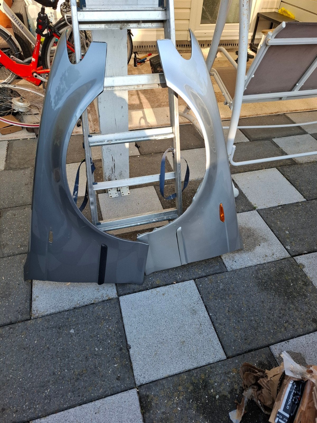 BMW E46 Spatborden Links en Rechts, Auto-onderdelen, Carrosserie en Plaatwerk, Gebruikt, Links, Ophalen of Verzenden, Spatbord