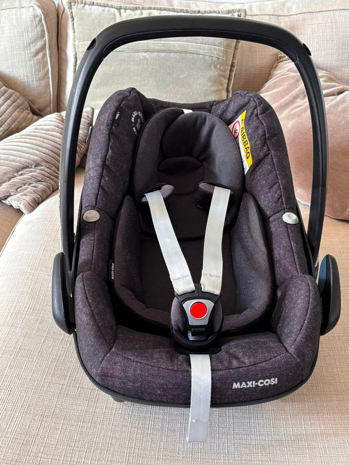Maxi Cosi Pebble Plus (i-size), Ophalen, Autogordel of Isofix, Gebruikt, 0 t/m 13 kg