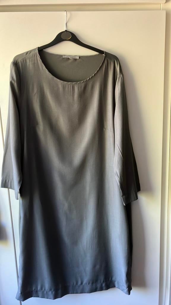 Sylver. Grijze jurk/tuniek. Maat 46, Maat 46/48 (XL) of groter, Ophalen of Verzenden, Zo goed als nieuw, Grijs