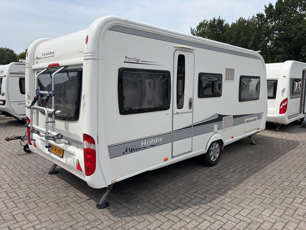 Hobby Prestige 495 UL Mover/Voortent/Luifel, Rondzit, Hobby, Bedrijf, Schokbreker