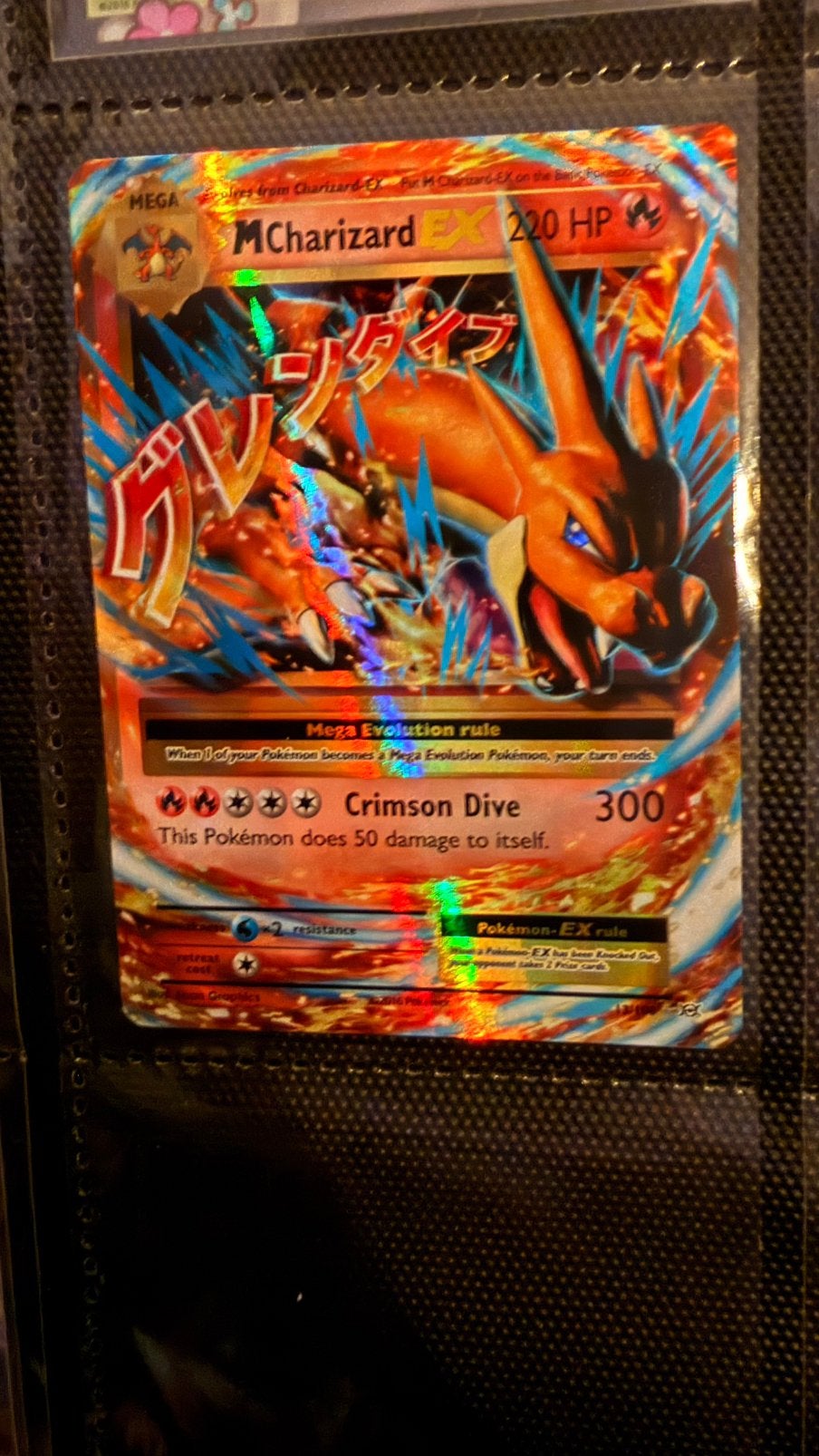 M Charizard EX Evolutions 13, Ophalen of Verzenden, Zo goed als nieuw