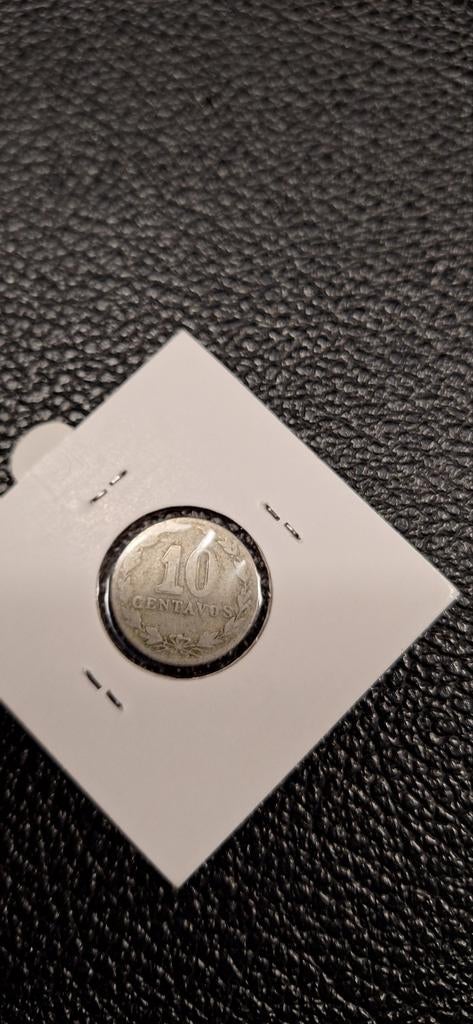 Argentinië 10 centavo 1897, Postzegels en Munten, Munten | Amerika, Ophalen of Verzenden, Zuid-Amerika