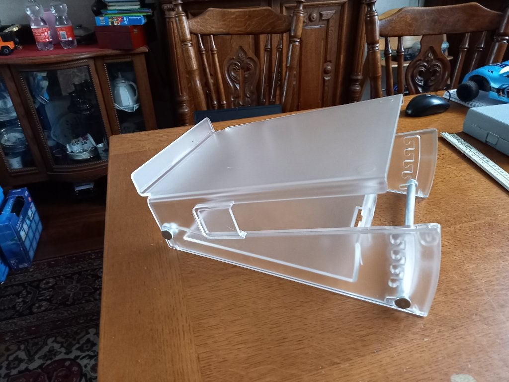 plexiglas laptopstandaard, Computers en Software, Laptopstandaarden, Nieuw, In hoogte verstelbaar, Ophalen of Verzenden