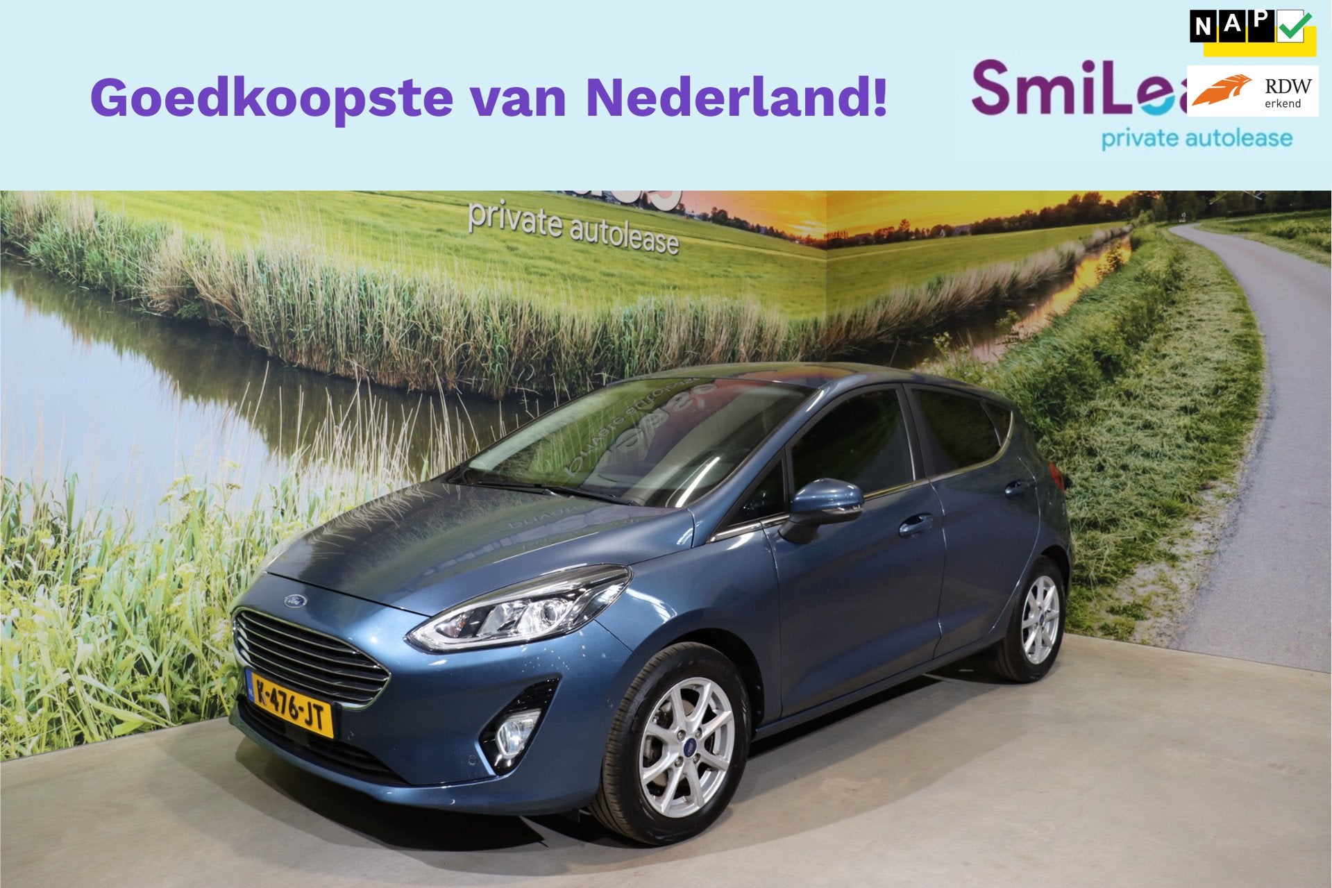 Ford Fiesta Ford Fiesta Titanium X | ACC | Stoelverw. | B&O, Voorwielaandrijving, Stof, Gebruikt, Blauw