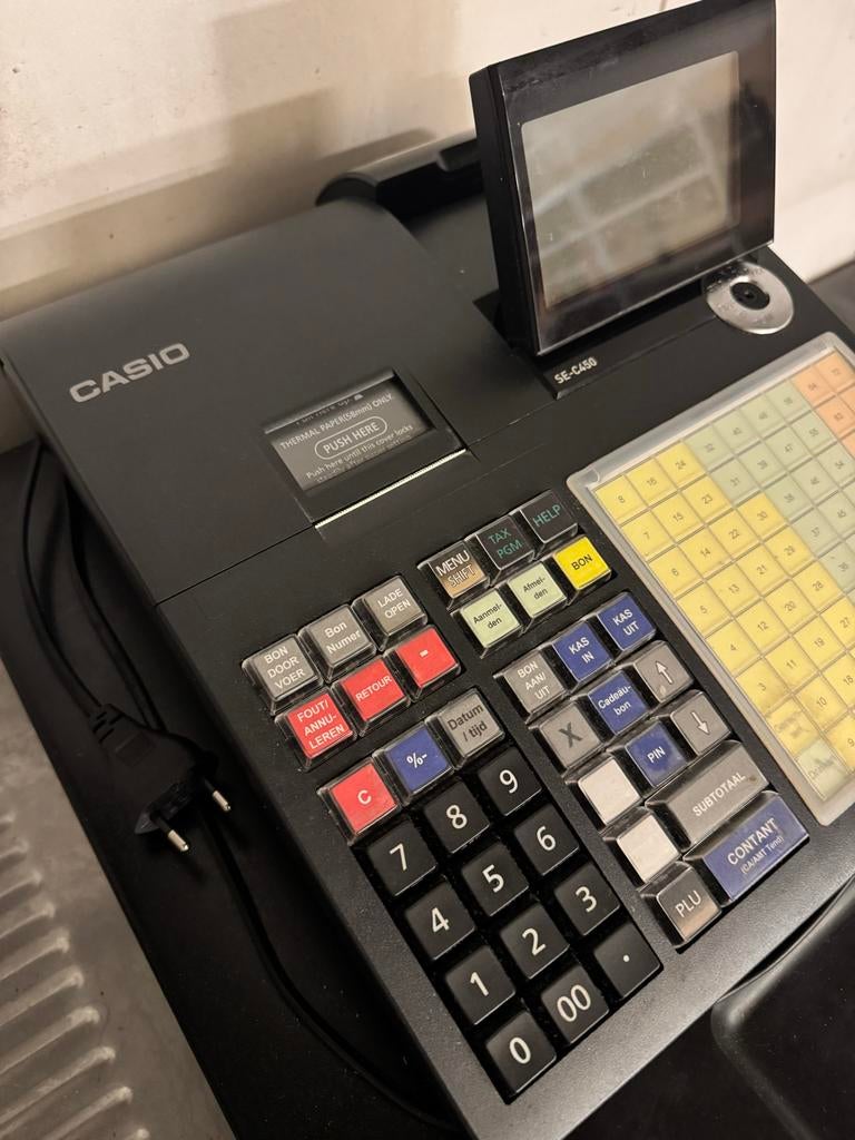 Casio SE-C450 Elektronische Kassa - Zo goed als nieuw, Ophalen of Verzenden