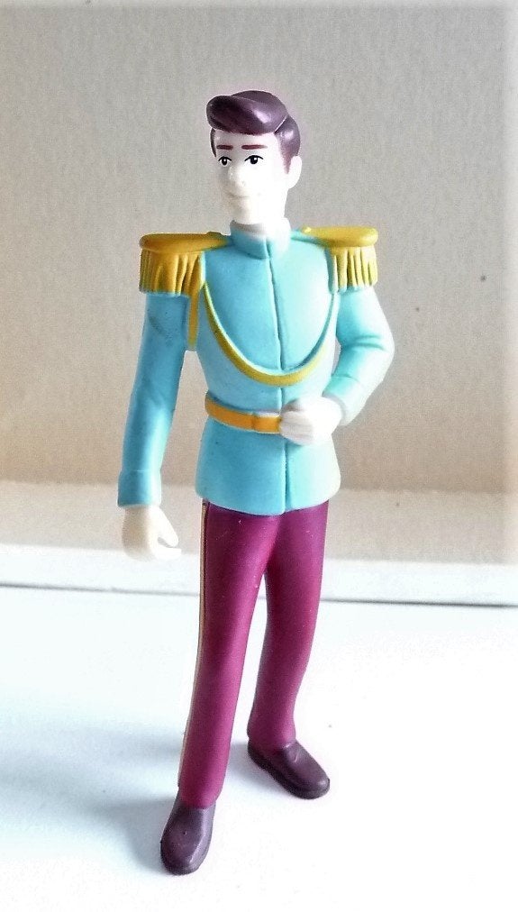 3 RUBBER FIGUREN ,LILO V STITCH, PRINS V SNEEUWWITJE EN PIPO, Verzenden, Zo goed als nieuw