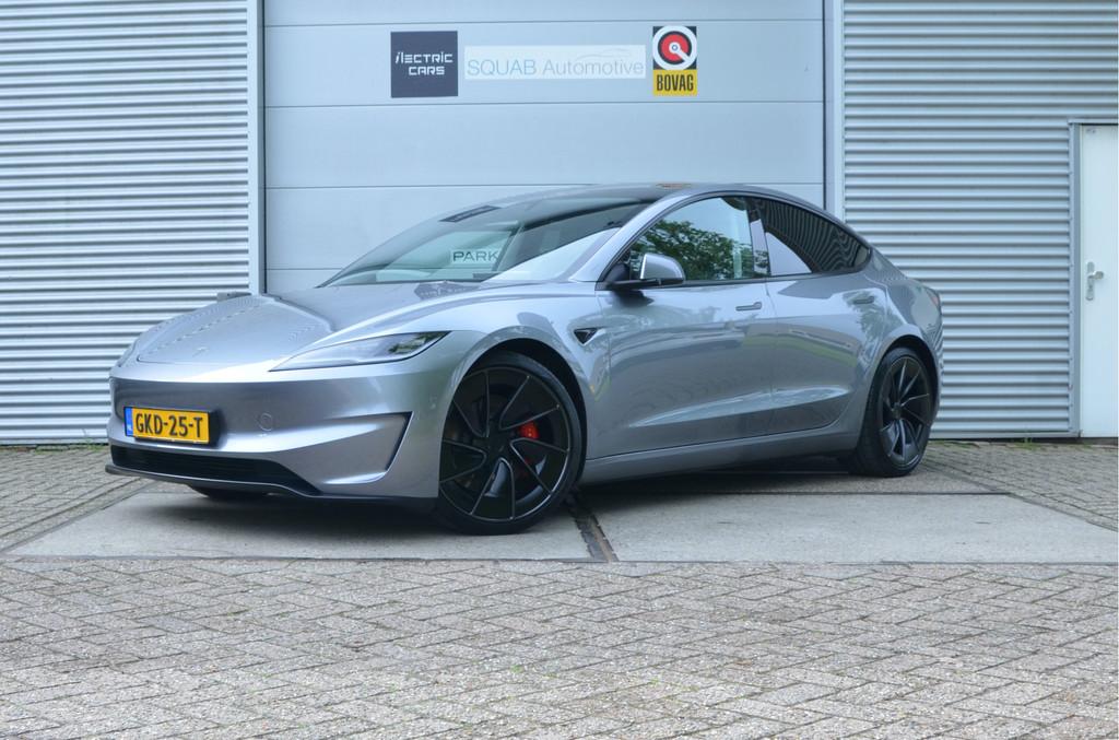 Tesla Model 3 Performance AWD 78 kWh Highland AutoPilot4.0,, Auto's, Tesla, Bedrijf, Te koop, Model 3, 4x4, ABS, Achteruitrijcamera