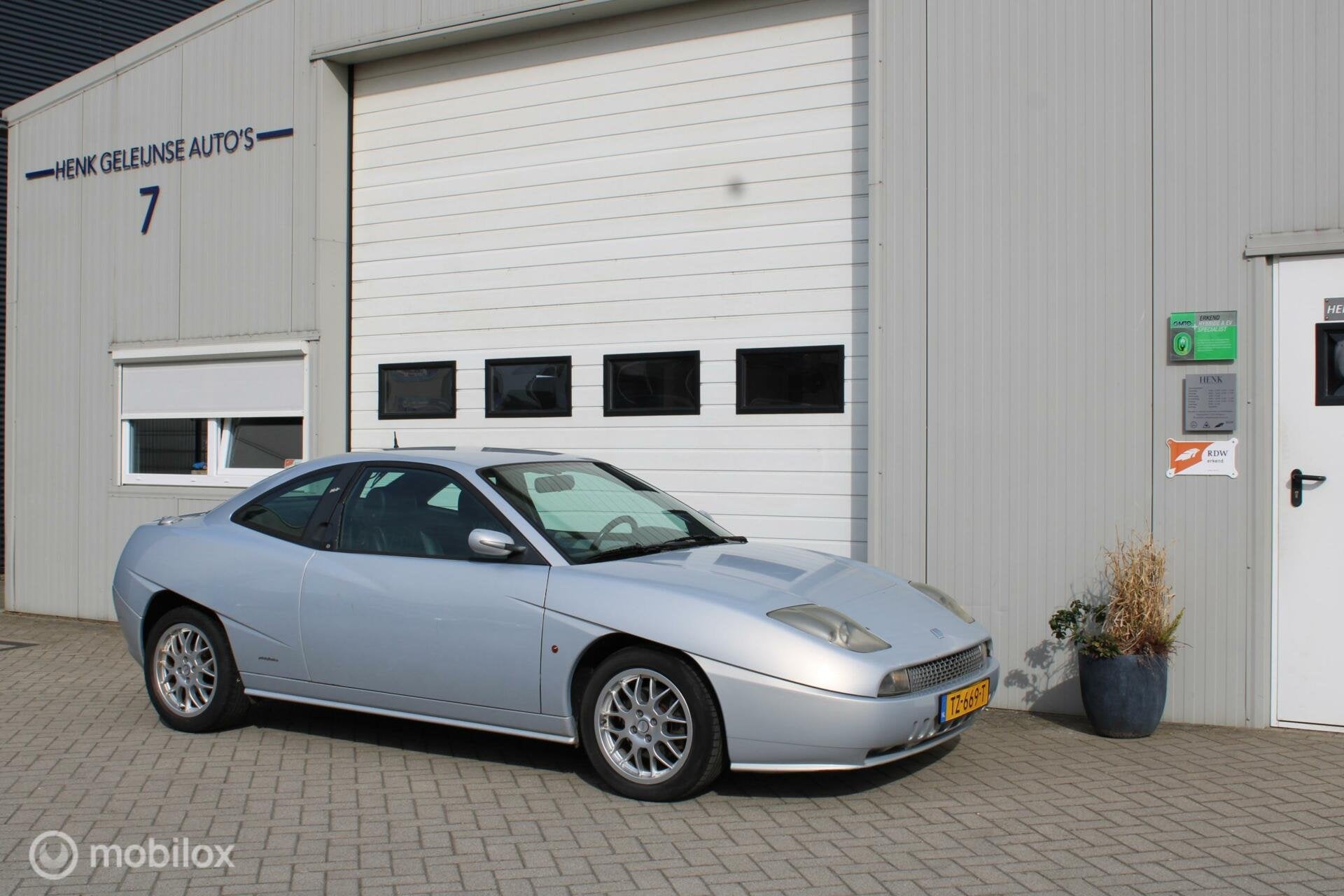 Goede Fiat Coupe 1.8-16V Special Edition/Pininfarina/Airco, Auto's, Gebruikt, 4 cilinders, 4 stoelen, Leder