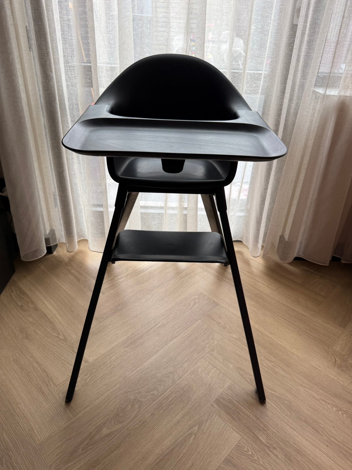 Stokke clickk zwart, Ophalen, Gebruikt, Meegroeistoel