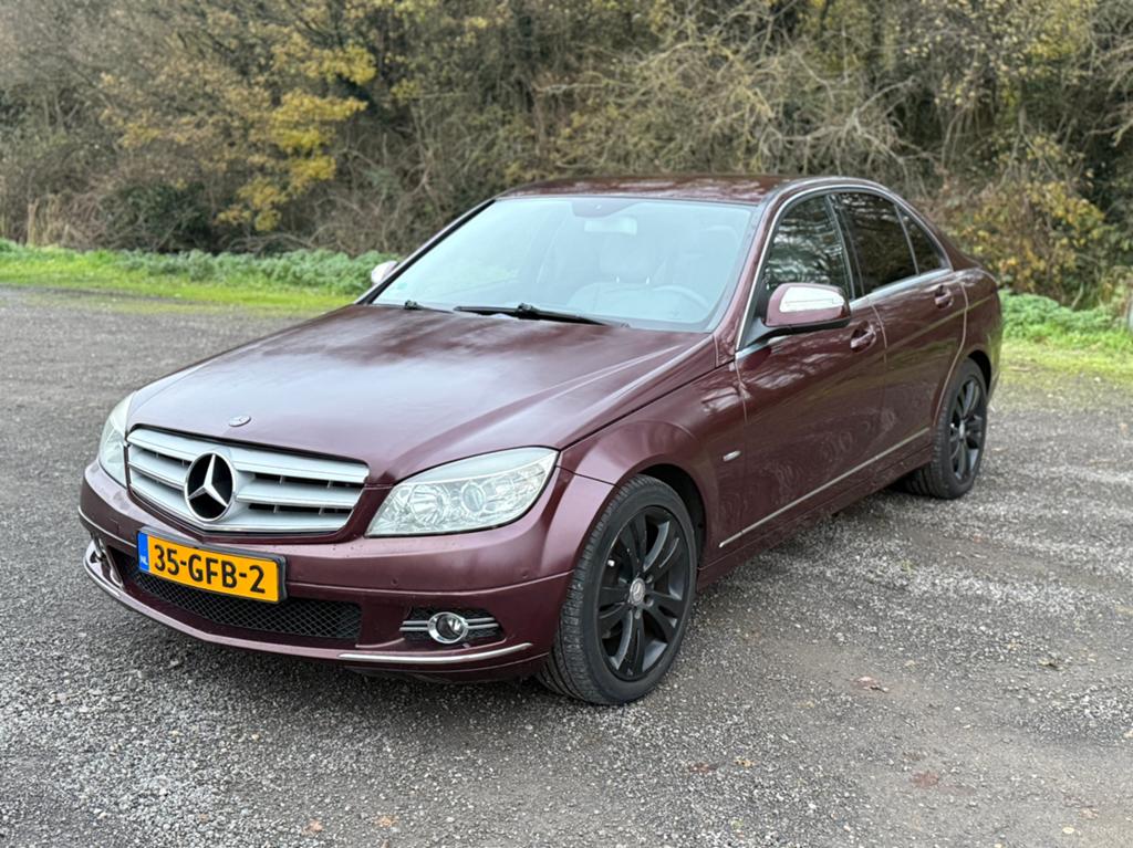 Mercedes-Benz C-Klasse 1.8 C180 Kompressor Sedan 2008, Auto's, Mercedes-Benz, Achterwielaandrijving, Beige, 1796 cc, 75 €/maand