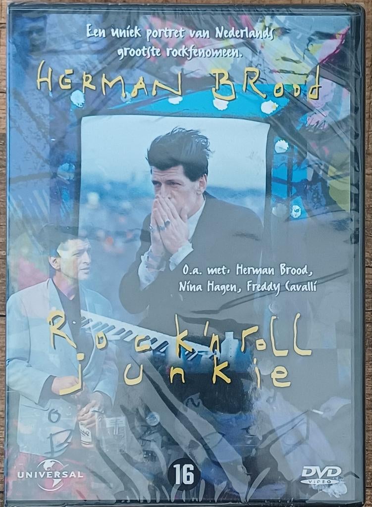 Herman Brood  , rock 'n roll junkie - dvd - nieuw, Vanaf 16 jaar, Ophalen of Verzenden, Nieuw in verpakking