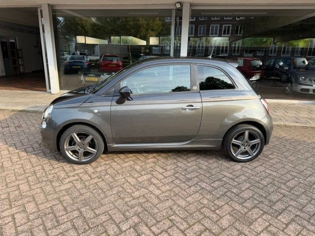 Fiat 500 1.2i GQ //Leder//Two-Tone Kleur, Auto's, Voorwielaandrijving, Gebruikt, 4 cilinders, 840 kg