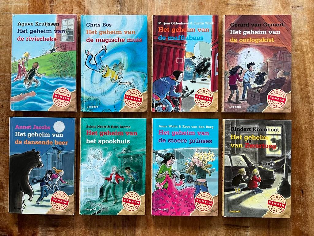 8x 'Het geheim van' kinderboeken - Complete set, Boeken, Ophalen of Verzenden, Gelezen, Fictie algemeen