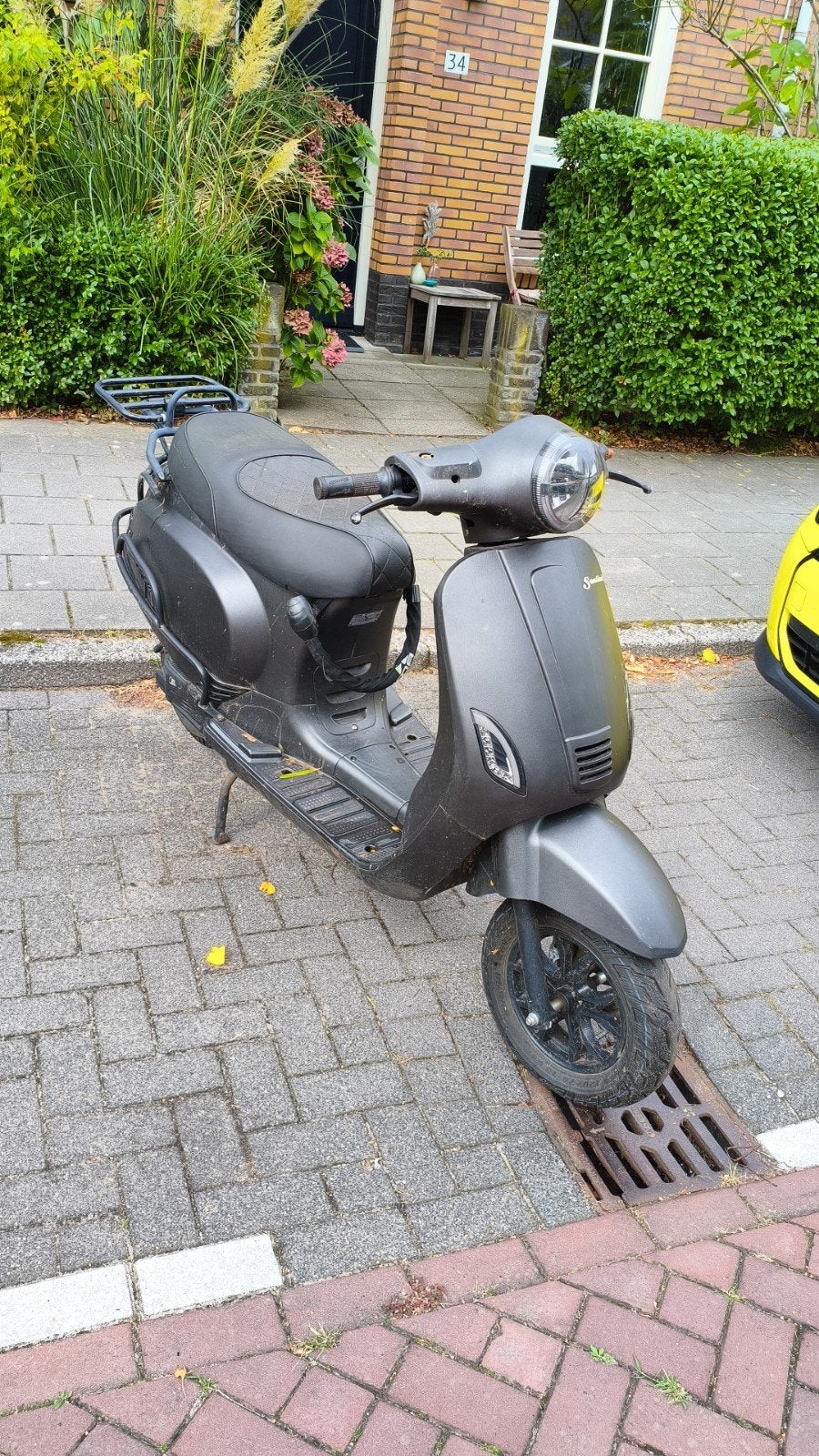 Vespa Sprint look-a-like scooter Santini E-Capri- Mat grijs, Ophalen of Verzenden, Gebruikt, Overige merken