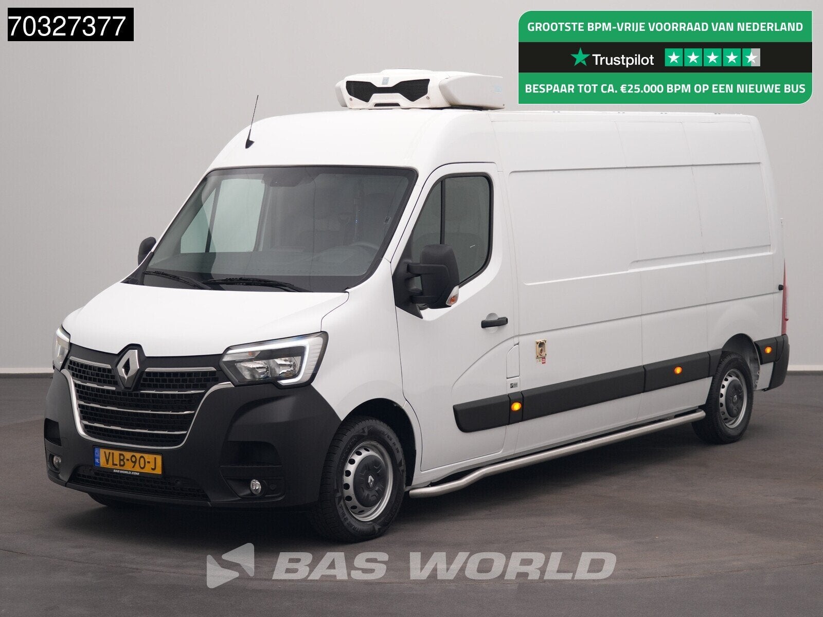 Renault Master 130PK Koelwagen Zanotti Z350 230v Stekker L3H, Stof, Gebruikt, Euro 6, 4 cilinders