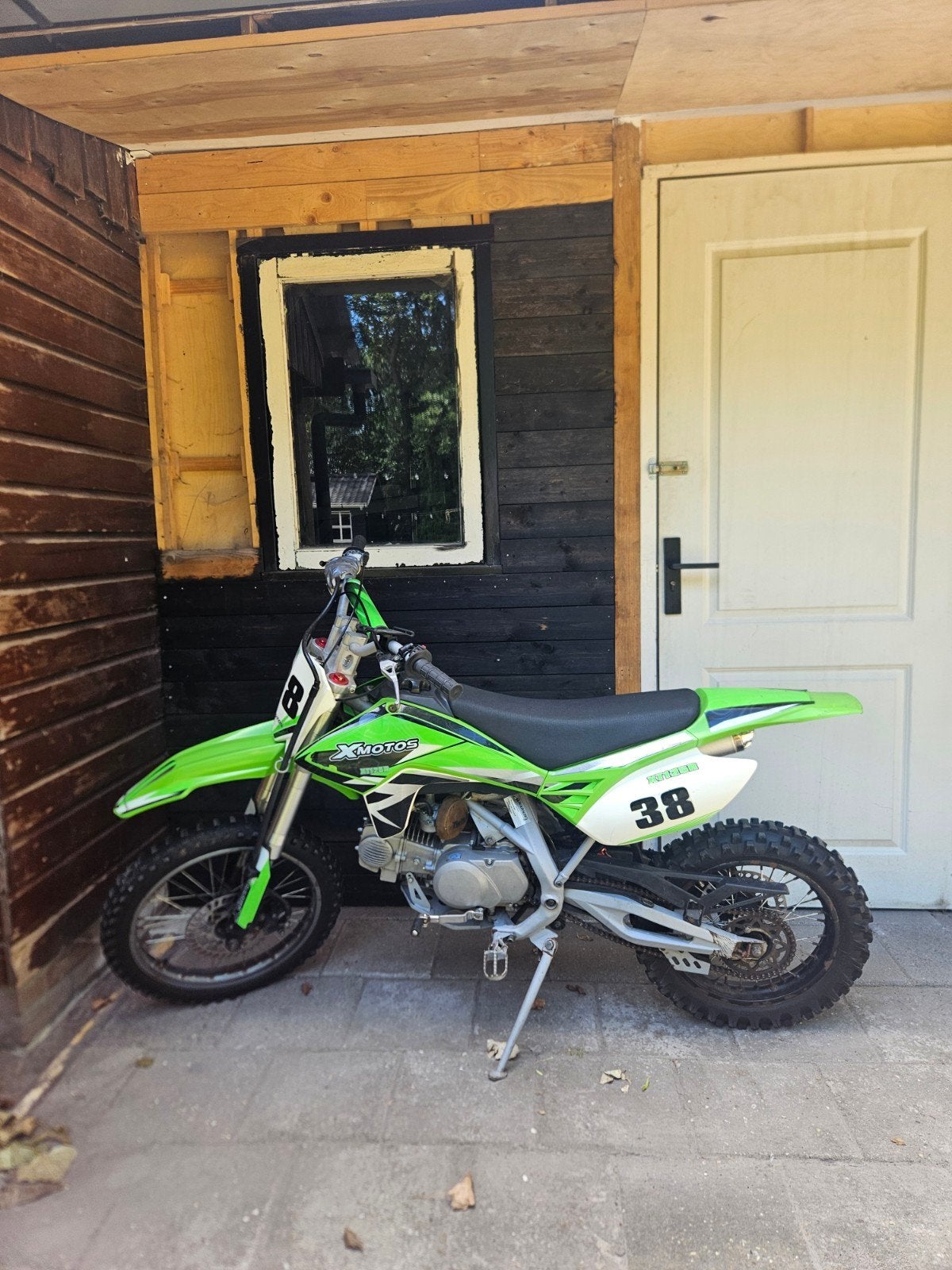 Groene 125cc 4 takt Schakel Crossmotor / pitbike / dirtbike, Ophalen