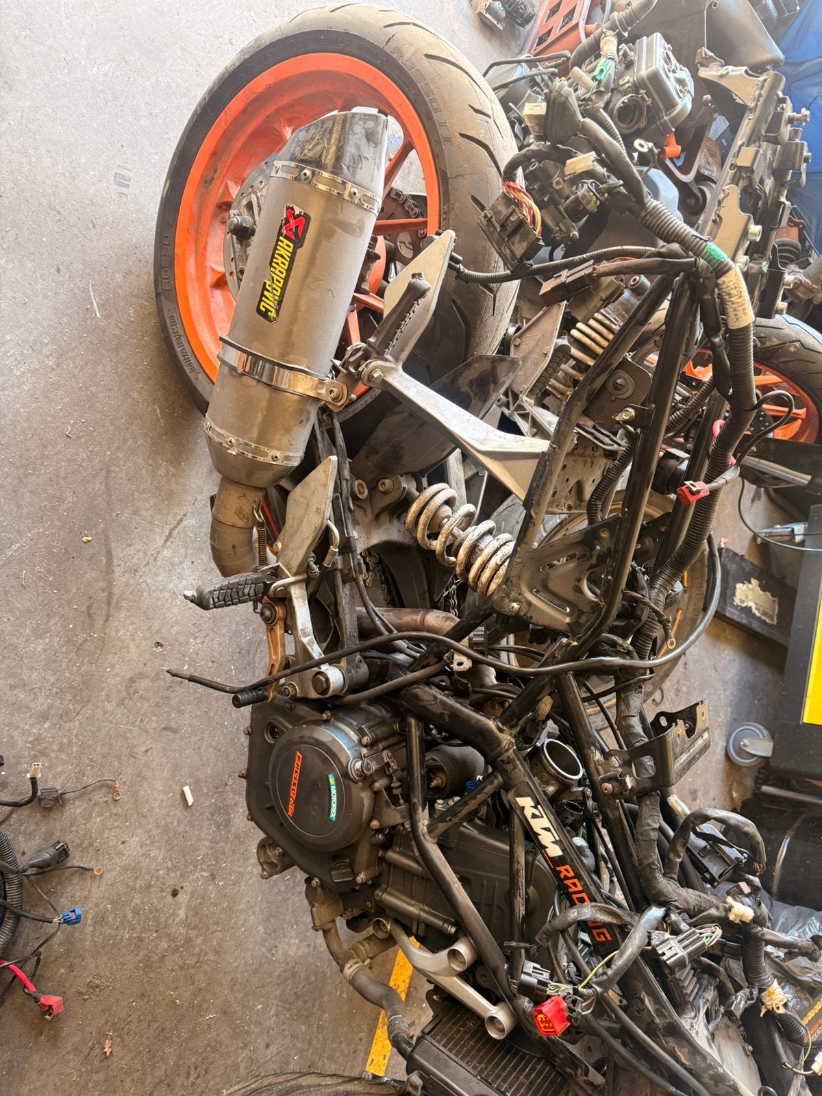 Ktm duke frame + onderdelen, Ophalen