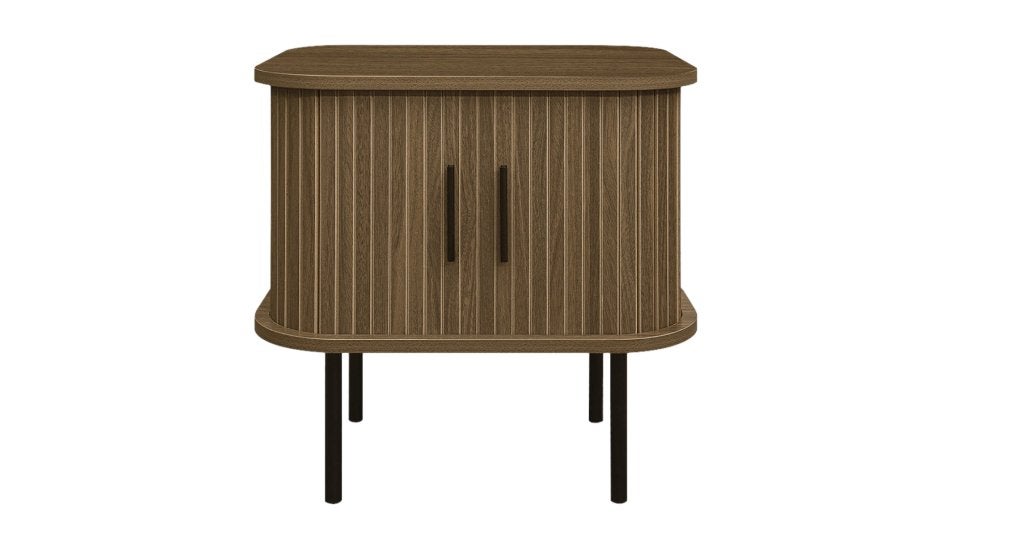 by fonQ basic Panel Nachtkastje H 50 cm Bruin | Van €117, nu, Byfonq, Nieuw, Byfonq, Minder dan 45 cm