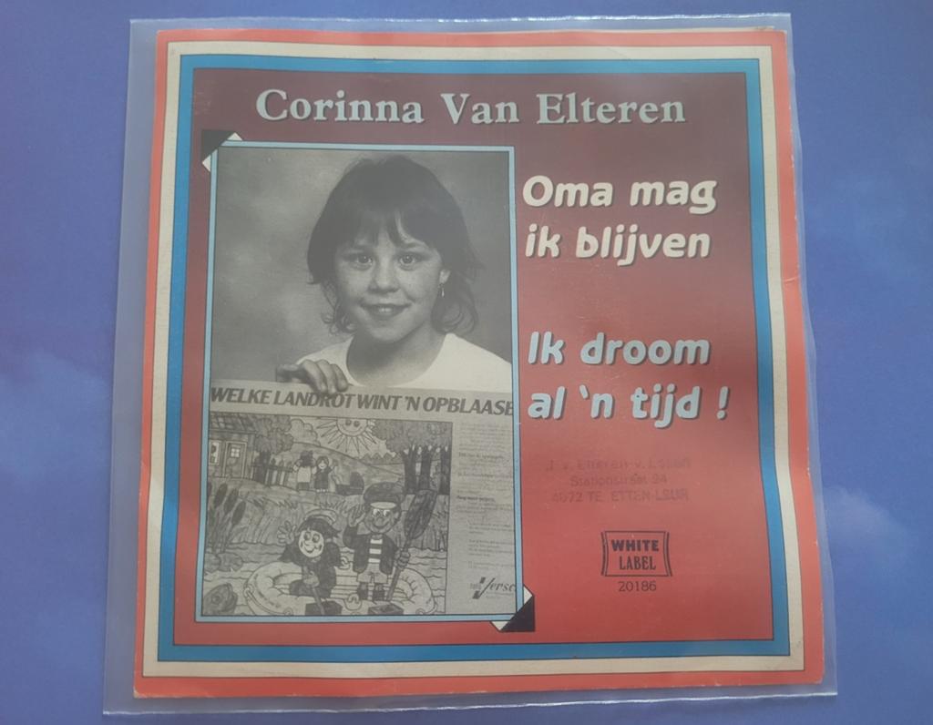 Corrina van Elteren - Oma mag ik blijven-Ik droom al 'n tijd, Cd's en Dvd's, Vinyl | Nederlandstalig, Ophalen, Zo goed als nieuw