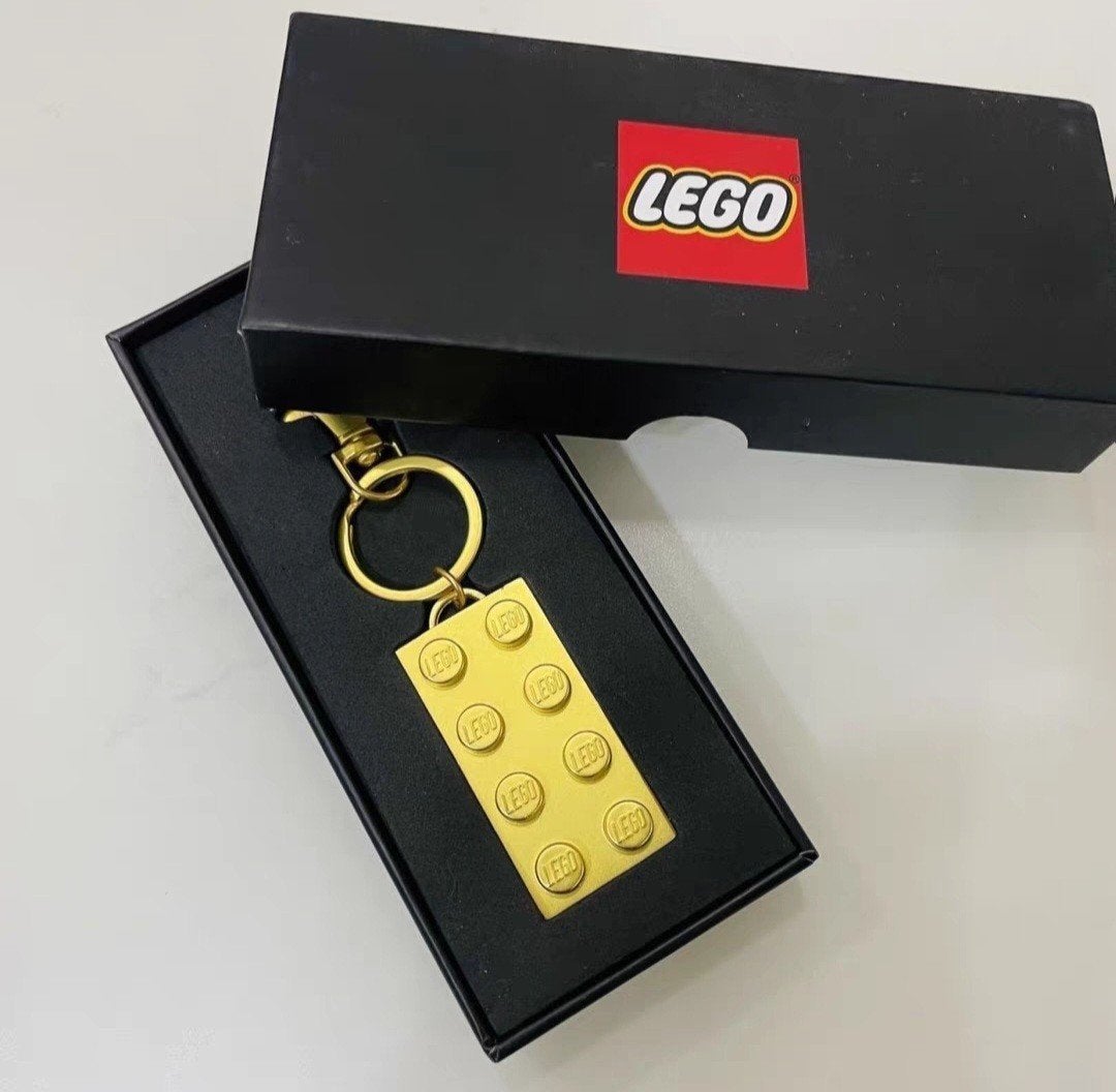 LEGO Limited Edition Mat Gouden Brick Sleutelhanger, Overige thema's, Lego, Nieuw, Ophalen of Verzenden