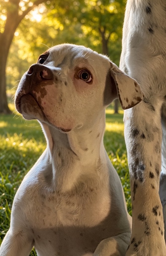 Unieke Bulldog  Dalmatiër pup reu 7 maand, Dieren en Toebehoren, 15 weken tot 1 jaar, Reu, Bulldog, Eén hond