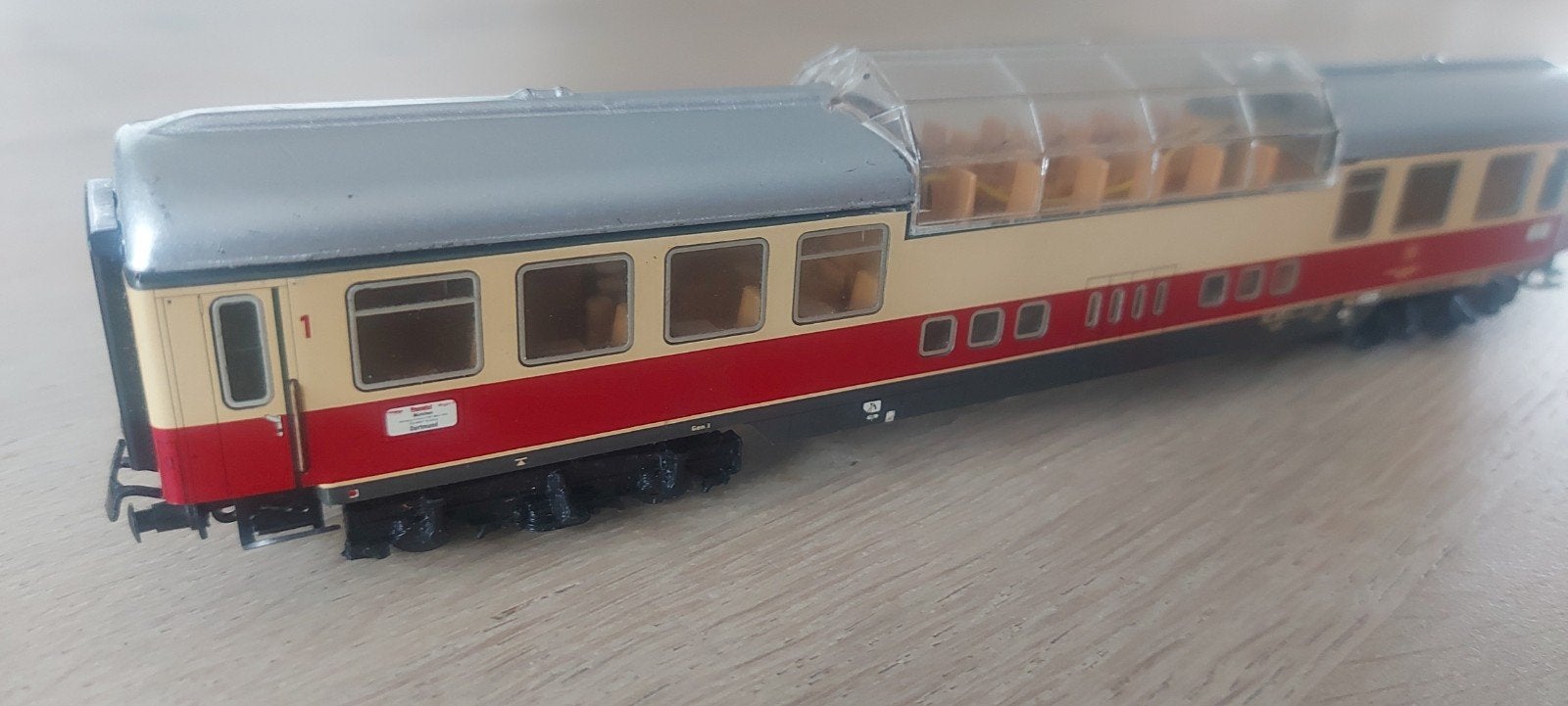 Märklin DB TEE panoramarijtuig +verl artnr 4090, Hobby en Vrije tijd, Modeltreinen | H0, Wisselstroom, Wagon, Ophalen of Verzenden
