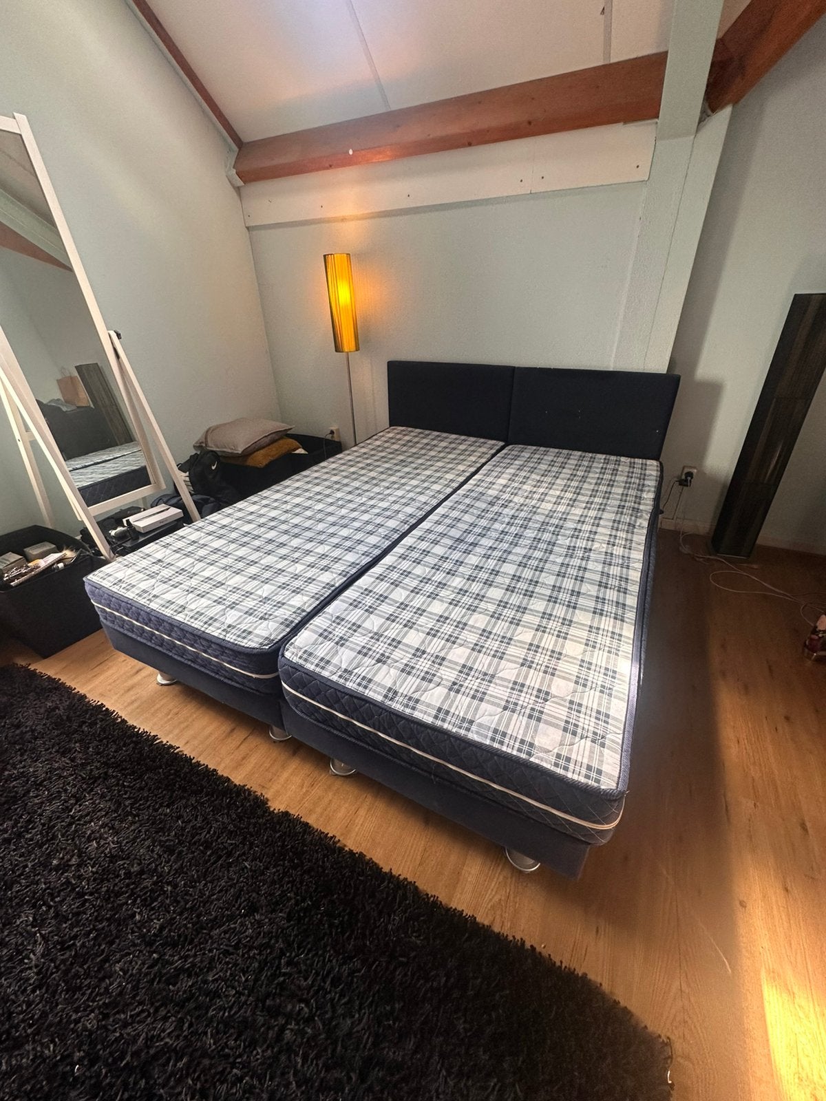 Boxspring, Huis en Inrichting, Slaapkamer | Boxsprings, Ophalen, Gebruikt, Tweepersoons, 160 cm