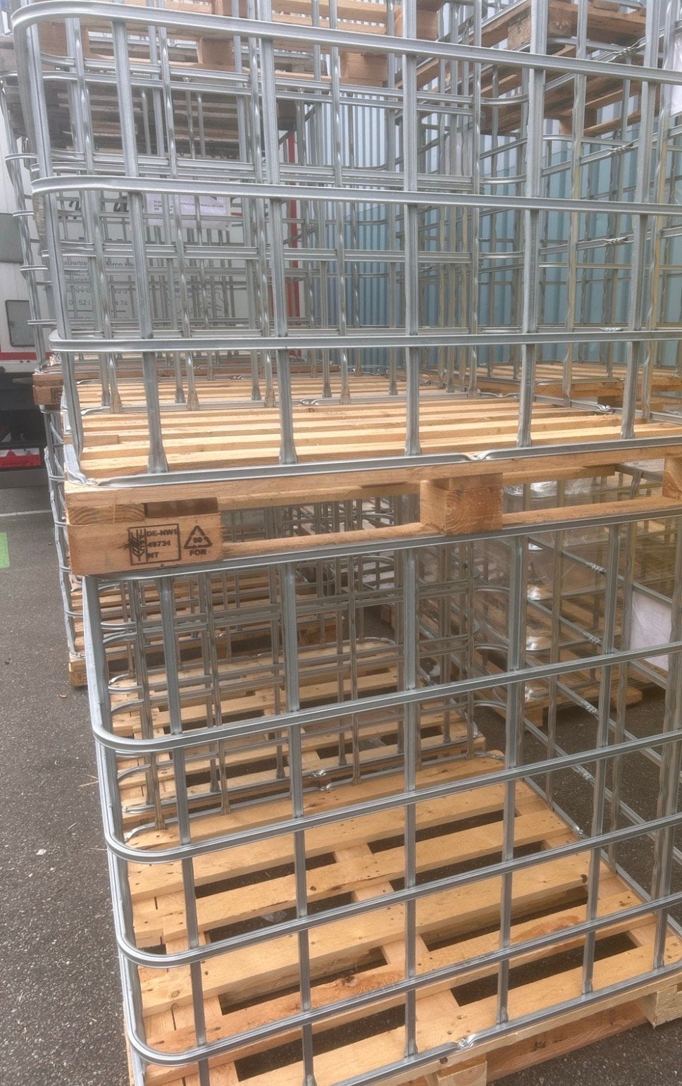 IBC kooien , Haardhoutkratten, Doe-het-zelf en Verbouw, Kratten en Dozen, Ophalen, 100 cm of meer, 60 cm of meer, Overige typen