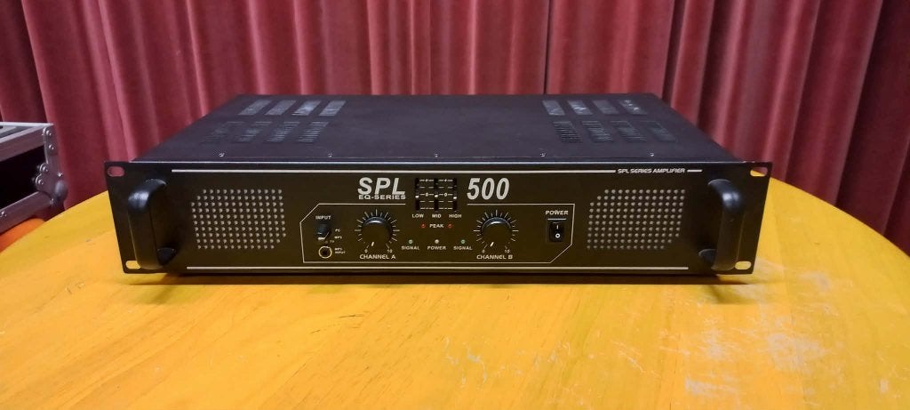 SPL 500 PA Versterker met EQ - in perfecte staat., Ophalen of Verzenden, Zo goed als nieuw, Minder dan 500 watt, P.A.