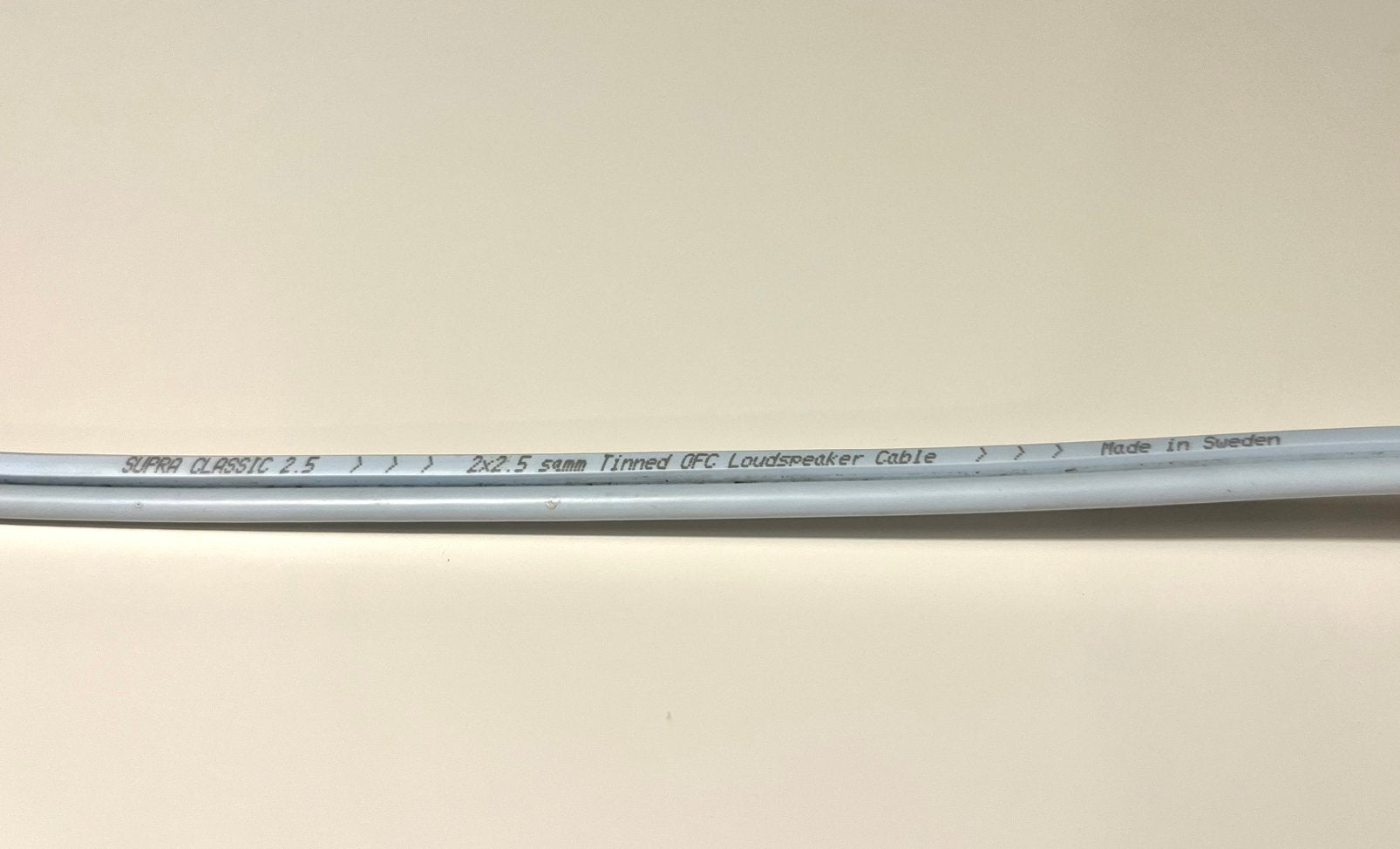 Supra Classic 2.5 luidsprekerkabel 520cm 2stuks, Ophalen of Verzenden, Zo goed als nieuw, Luidsprekerkabel