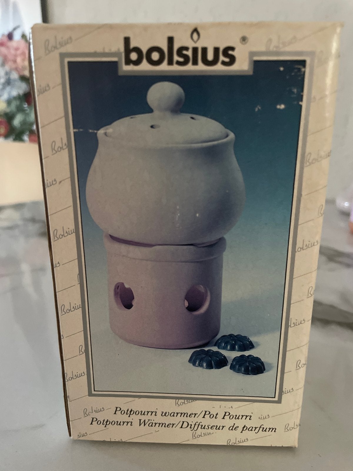 Bolsius Potpourri Warmer met theelicht en 10 dennengeur past, Huis en Inrichting, Woonaccessoires | Overige, Nieuw, Ophalen of Verzenden