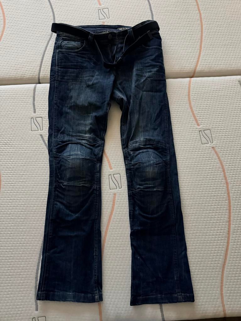 Evolution kevlar motorbroek maat (M), Motoren, Kleding | Motorkleding, Ophalen, Tweedehands, Broek | textiel