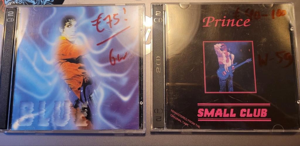 PRINCE Small Club & Blue 2X live 2 CD Paard 90s no LP Shirt, Ophalen of Verzenden, Zo goed als nieuw, Poprock